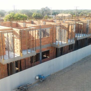 Obras. Novo prédio em Guriri recebe segunda laje