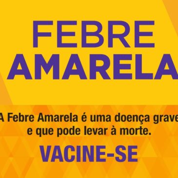Febre Amarela: Vacinar idosos requer atenção especial