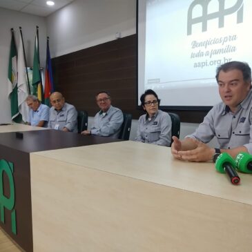 Presidente da AAPI recebe diretorias da Usiminas e Previdência Usiminas