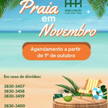 Praia em Novembro?