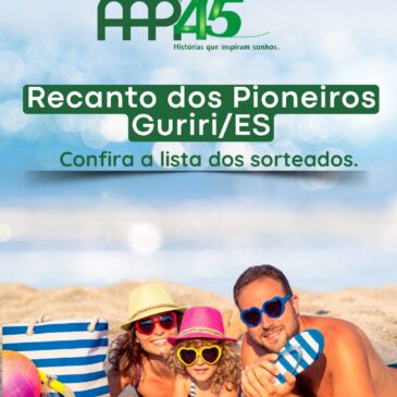 Guriri – Resultado do sorteio