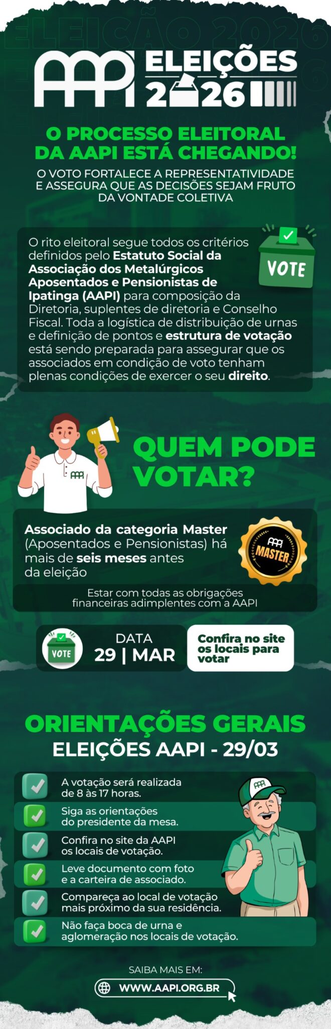 Fara Aapi Eleições AAPI 2026 - Acesse aapi.org.br