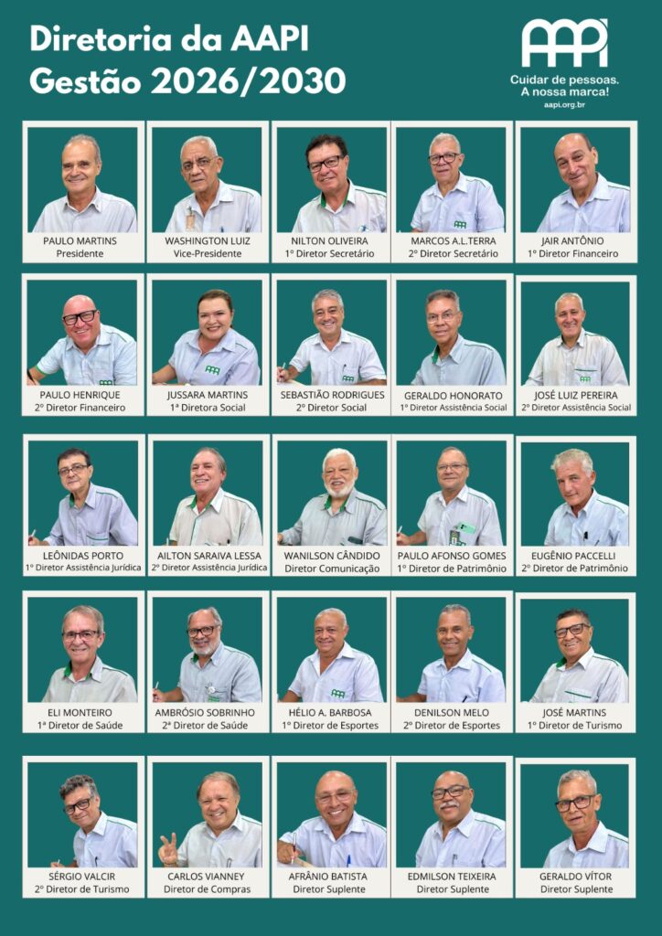 Diretoria em sua 1ª reunião