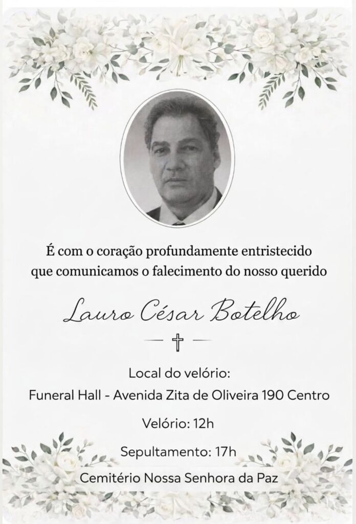 A AAPI se despede de Lauro César Botelho, um pilar da nossa história