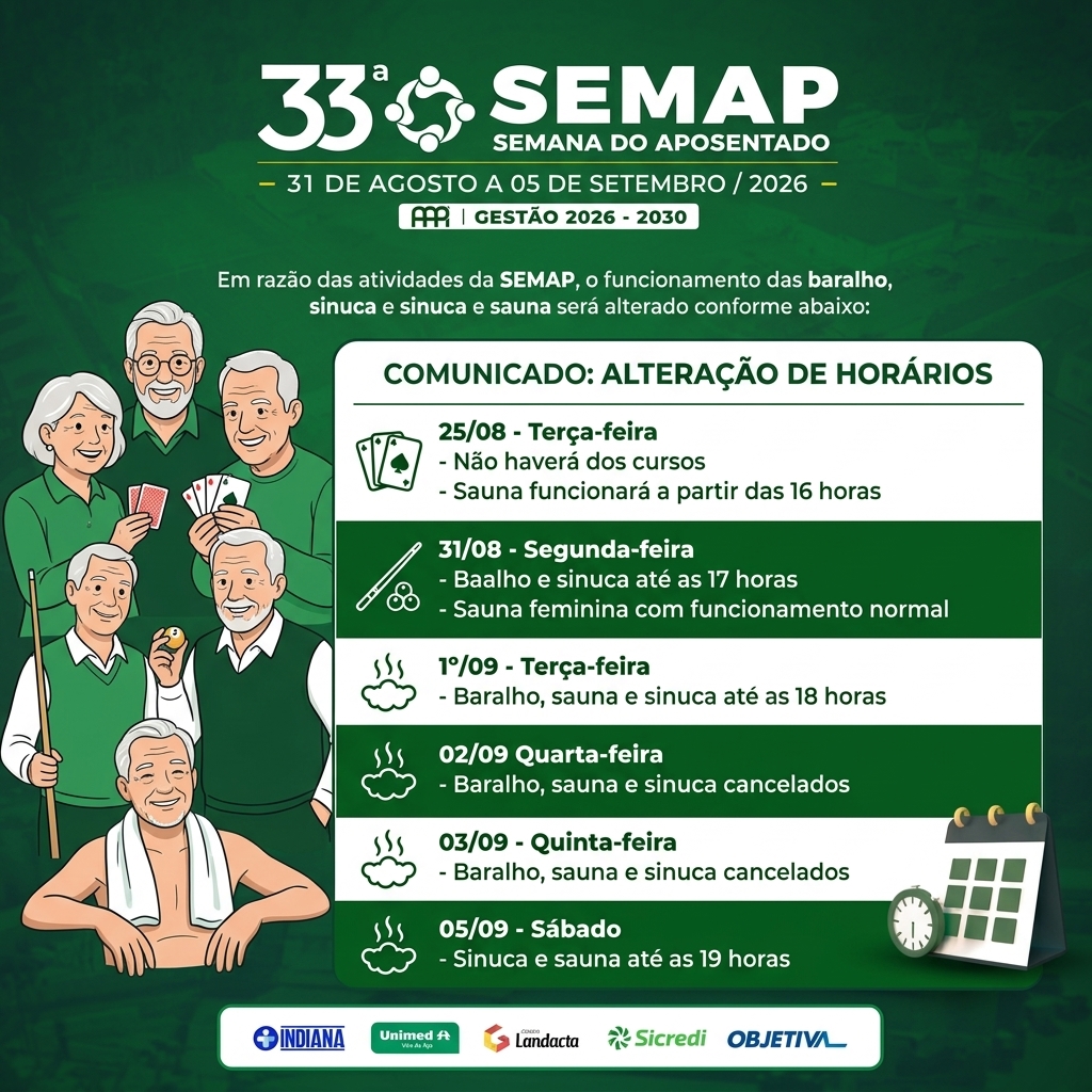 Funcionamento do Clube